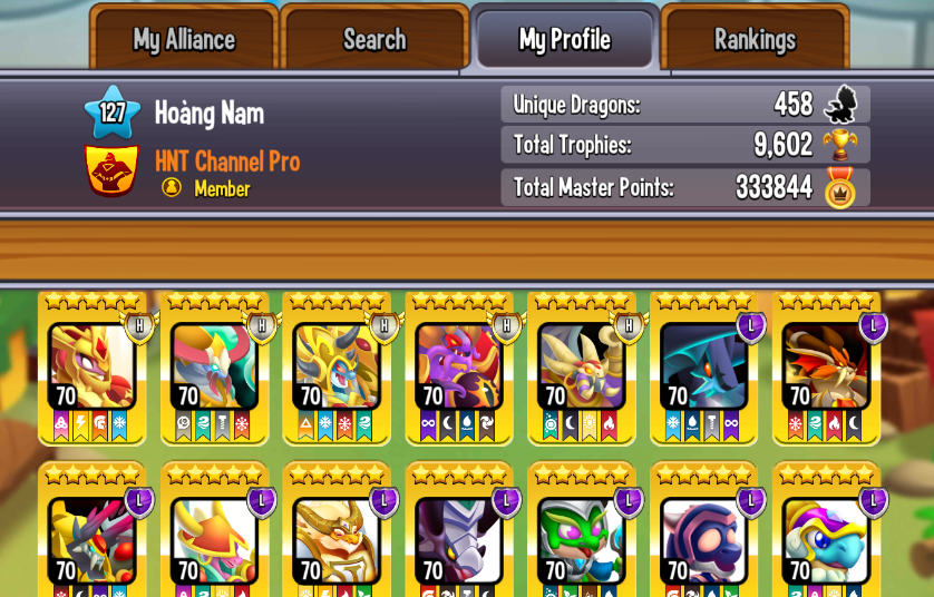 Nic Vip Dragon City 1