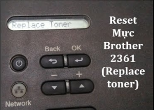 replace toner brother 2361 hnt channel 01